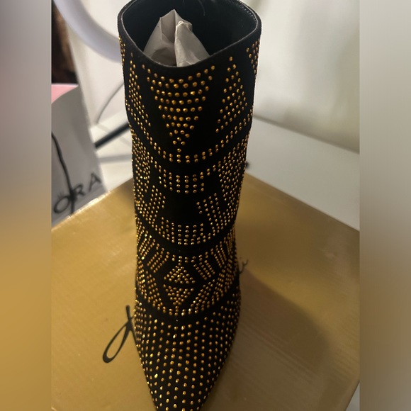 Black & gold booties - Picture 4 of 4